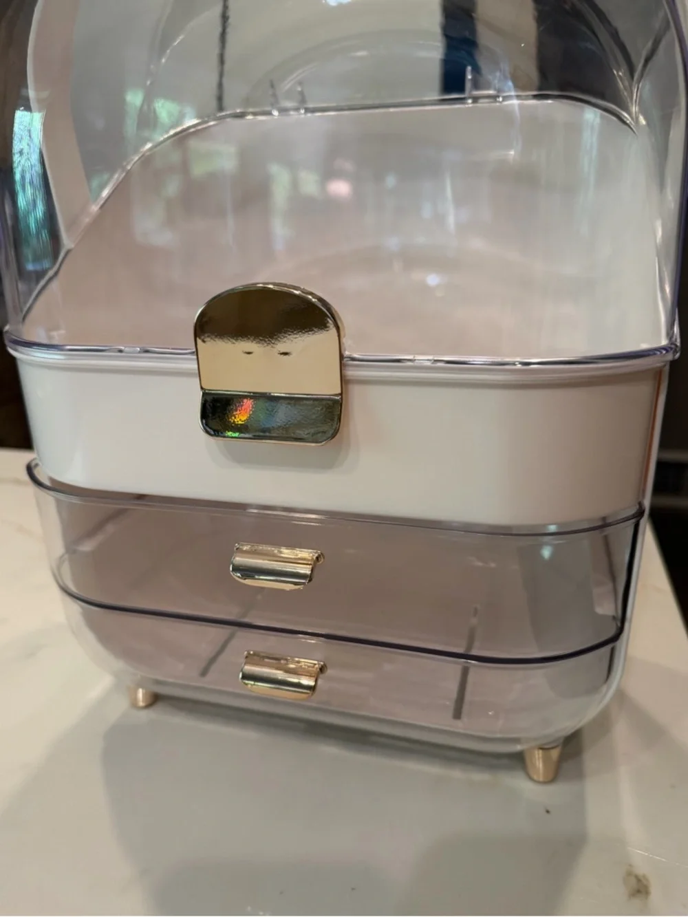 🆕 Anylady Makeup Organizer Countertop, /Skincare Holder
